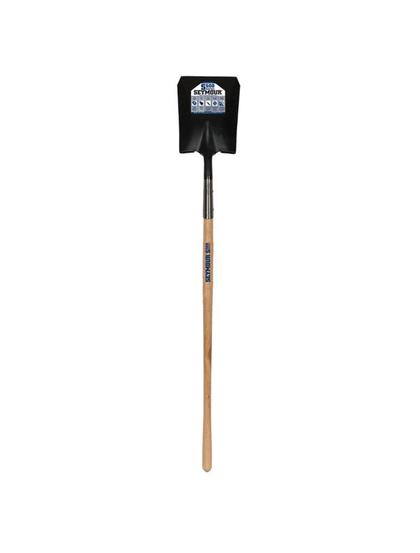 14 Ga. #2 Square Point, Front Turn Step Shovel, 48" Hardwood Handle