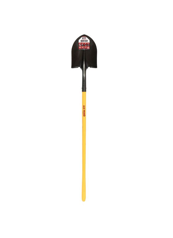 16 Ga.#2 Round Point Shovel, 48" Polymer Handle