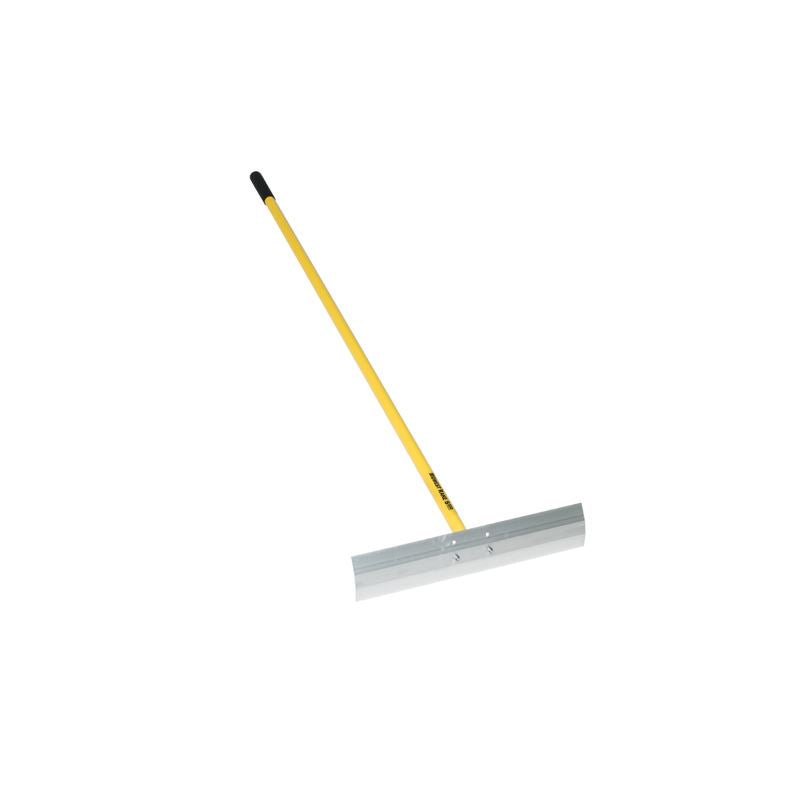20" Concrete Placer - No Hook, 66" Yellow Aluminum Handle