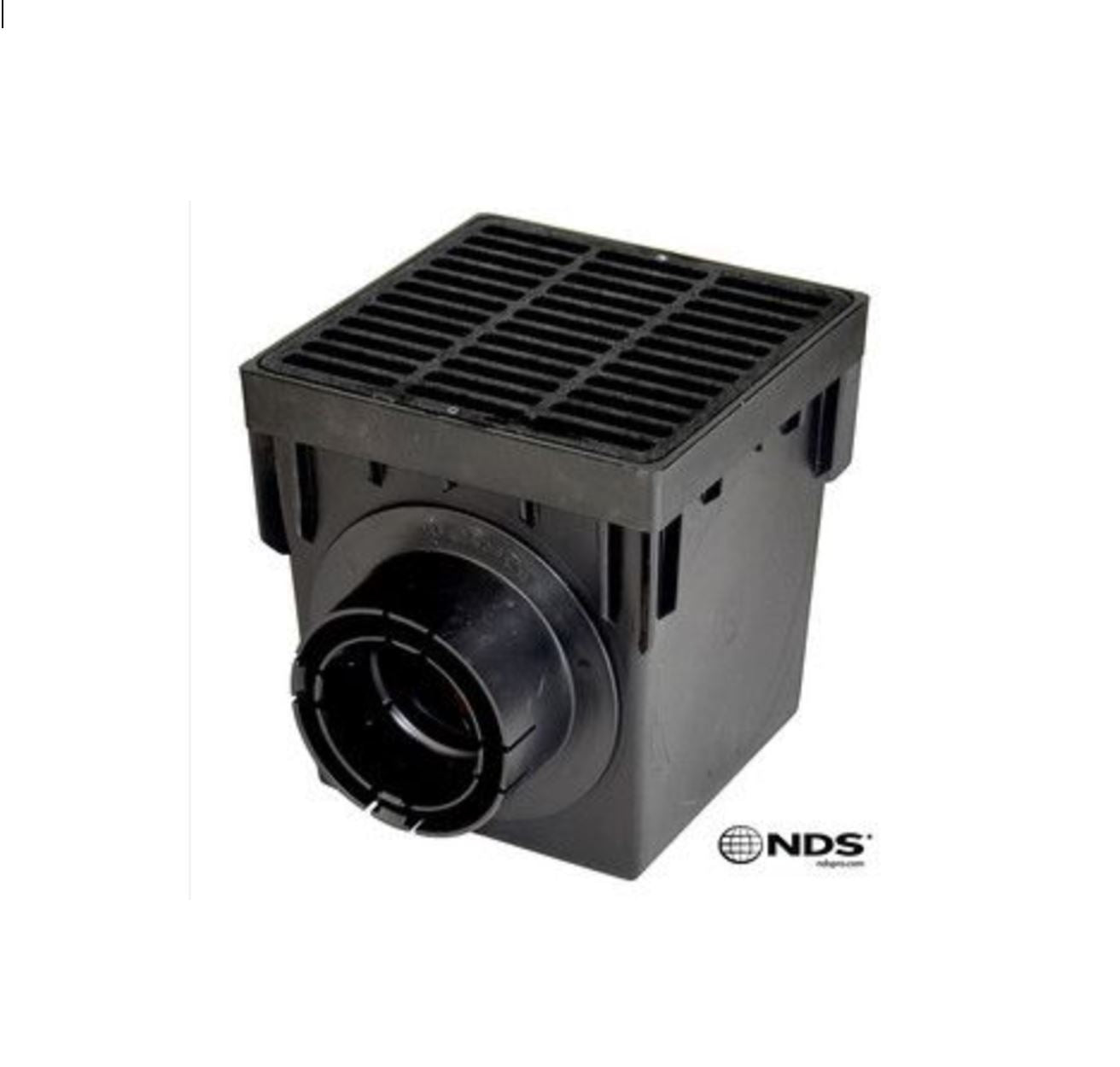 NDS 9" CATCH BASIN KIT (BLACK GRATE)