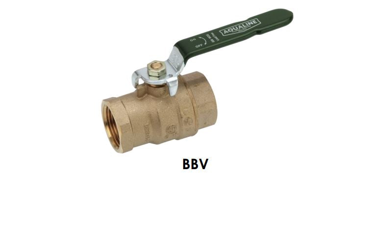 AQUALINE BRASS BALL VALVE (LEAD FREE) FULL PORT