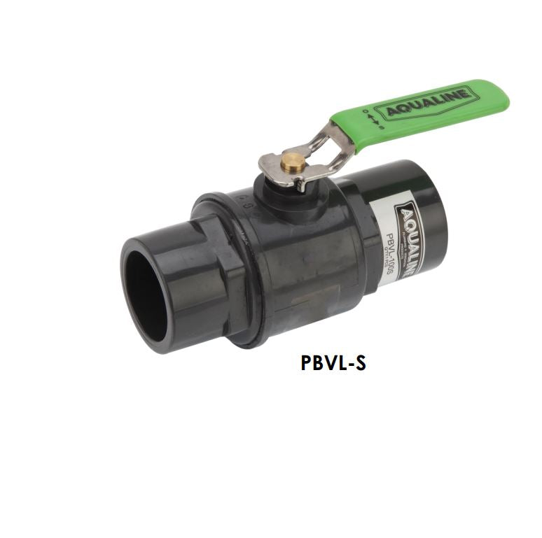 AQUALINE SCH.80 PVC BALL VALVES (SLIP & THREAD)