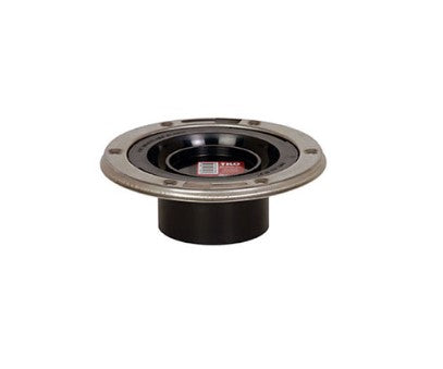 ABS SPIG ADJ SS TOILET FLANGE 4" x 3"