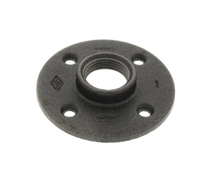 BLACK IRON FLOOR FLANGE