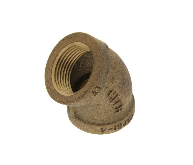 BRASS 45° ELBOW LF