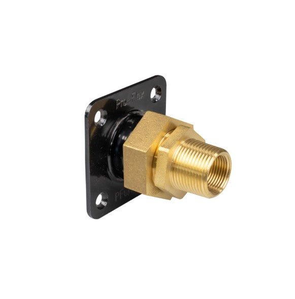 BLACK SQUARE PLATE WITH FITTING