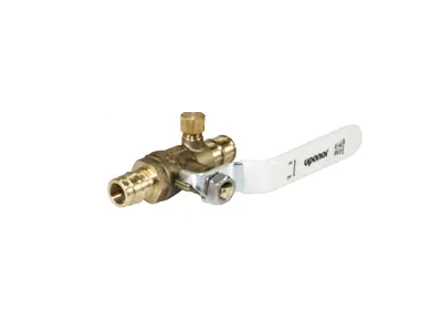 UPONOR PROPEX Full Port Brass Stop & Drain Ball Valve (Lead Free)