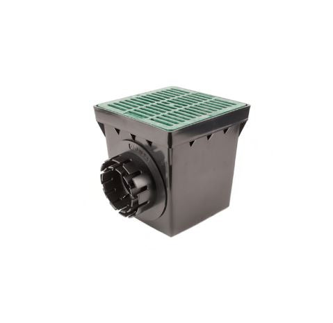TEMPO 9" CATCH BASIN KIT (BLACK GRATE)