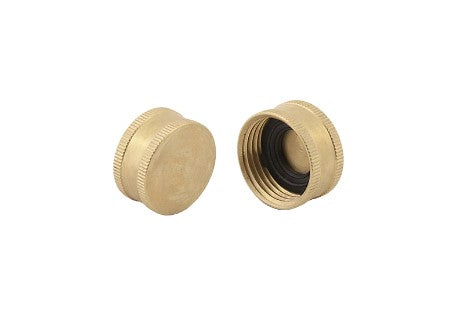 Brass 3/4" Hose End Cap