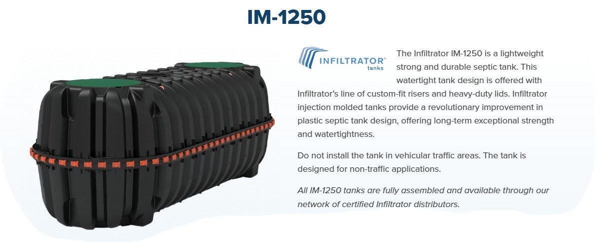 Infiltrator IM- Septic Tank