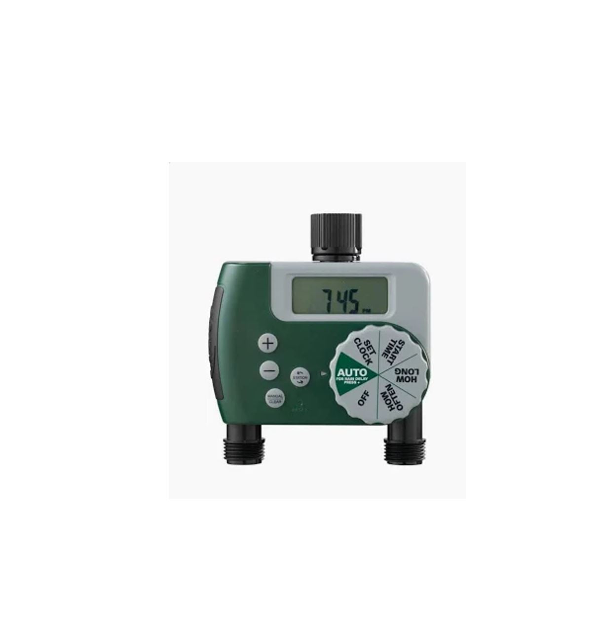 Digital 2 Outlet Hose Faucet Timer