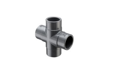 SCH.80 PVC CROSS S 820-000