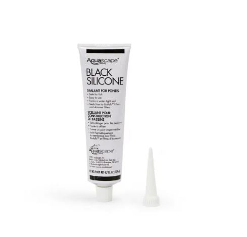 AQUASCAPE BLACK SILICONE SEALANT 10.1oz