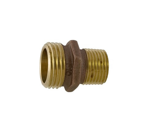 Brass 3/4" Male Hose to 1/2" Male Pipe