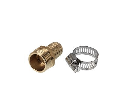 Brass 3/4" Hose Repair Fitting- Male