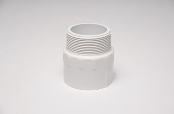 SCH.40 PVC MALE ADAPTER (SLIP X MIPT) 436-000