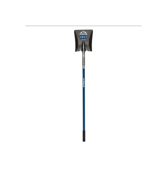 #2 Square Point Shovel, 46" Blue Fiberglass Handle