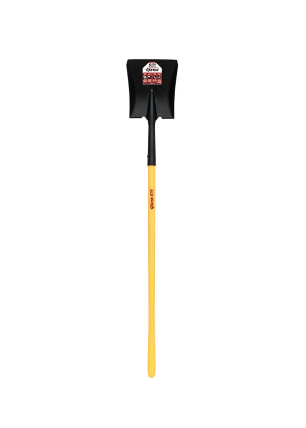 16 Ga. #2 Square Point Shovel, 48" Polymer Handle