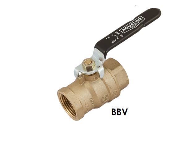 AQUALINE BRASS BALL VALVE (LEADED) FULL PORT