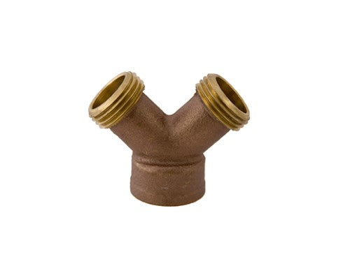 Brass 3/4" Hose Wye