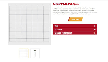 CATTLE PANEL 4GA