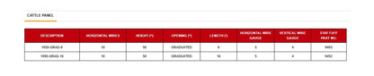 CATTLE PANEL 4GA