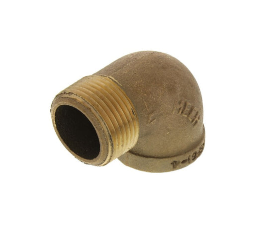 BRASS ST 90° ELBOW LEAD FREE