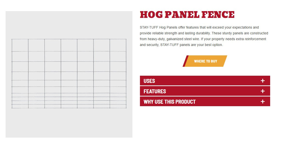 Hog Panel Fence