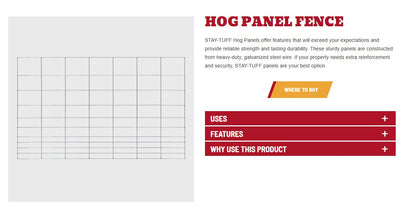 Hog Panel Fence